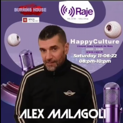 HAPPYCULTURE JUIN 2022 /// 100 % HOUSE ! Interview, Titres Exclusifs et le mix d’Alex Malagoli